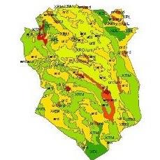 SHAPE file categories territory of South Khorasan province