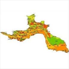 SHAPE file province ranks of soil