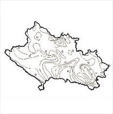 Isotherms map Lorestan