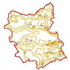 Map evaporation curves of the East Azerbaijan province